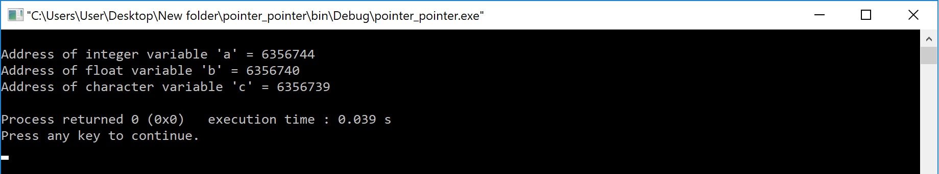 void pointers in c programming