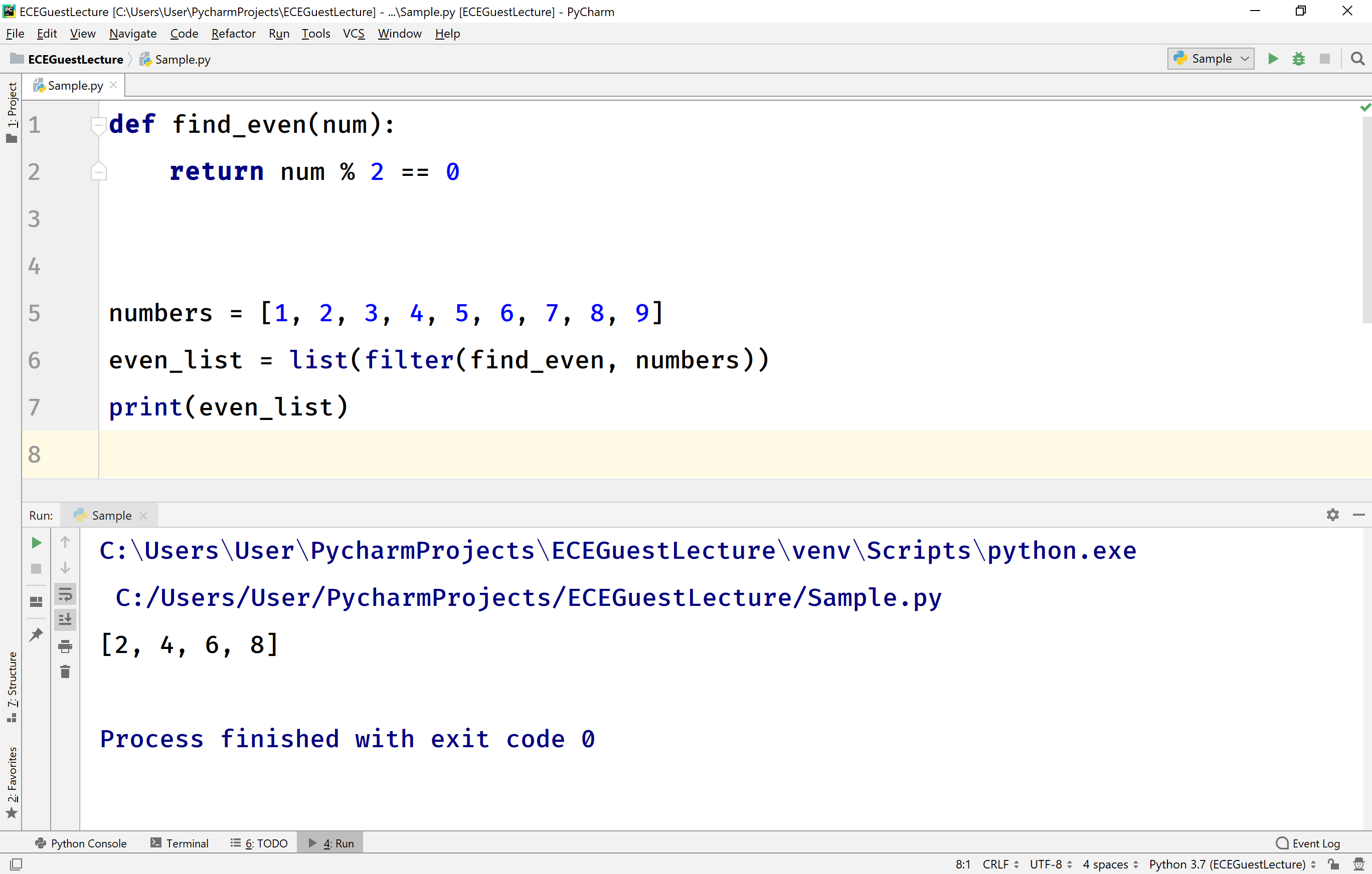 Python lambda function